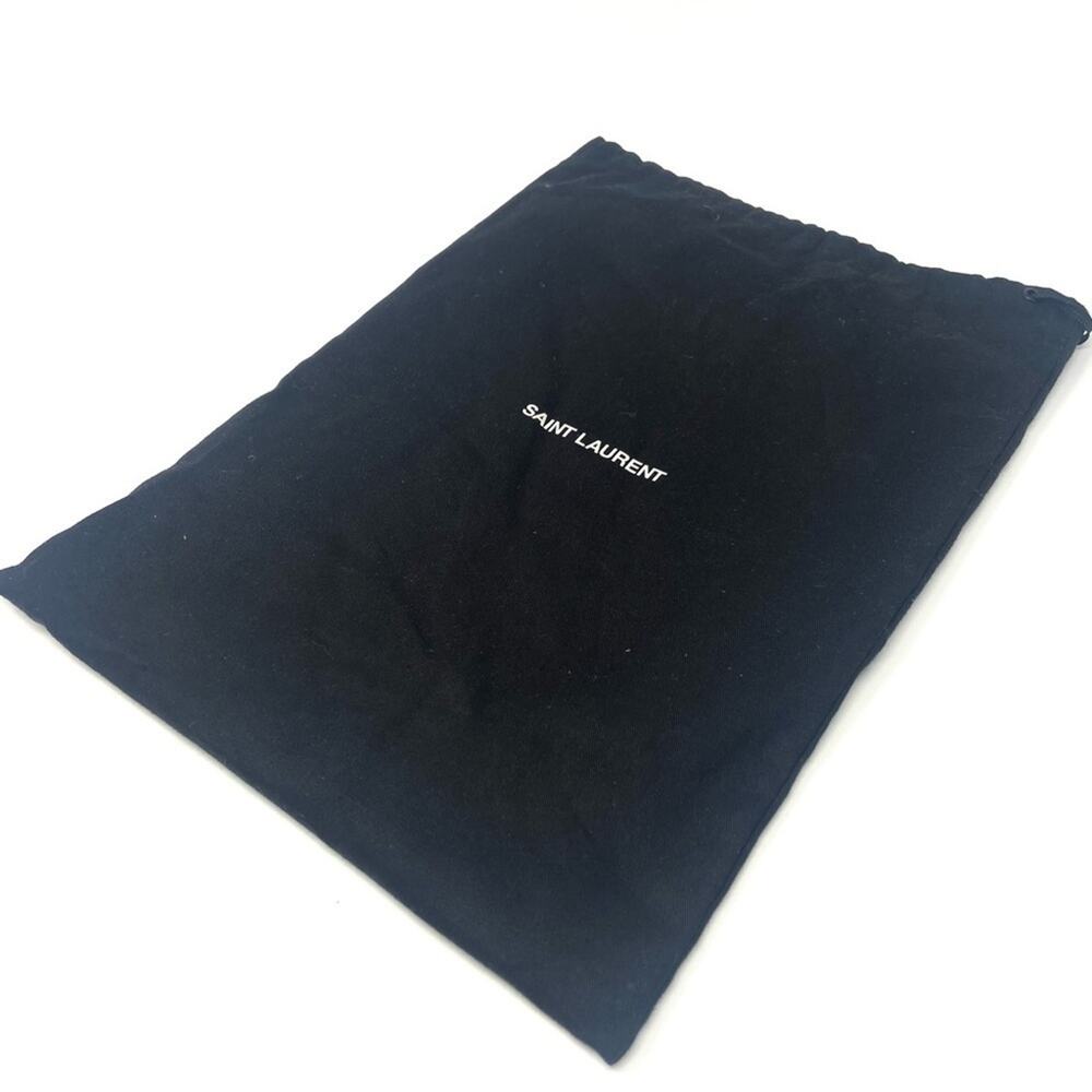 Saint Laurent Glossy Black Heeled Boots - Picture 12 of 13